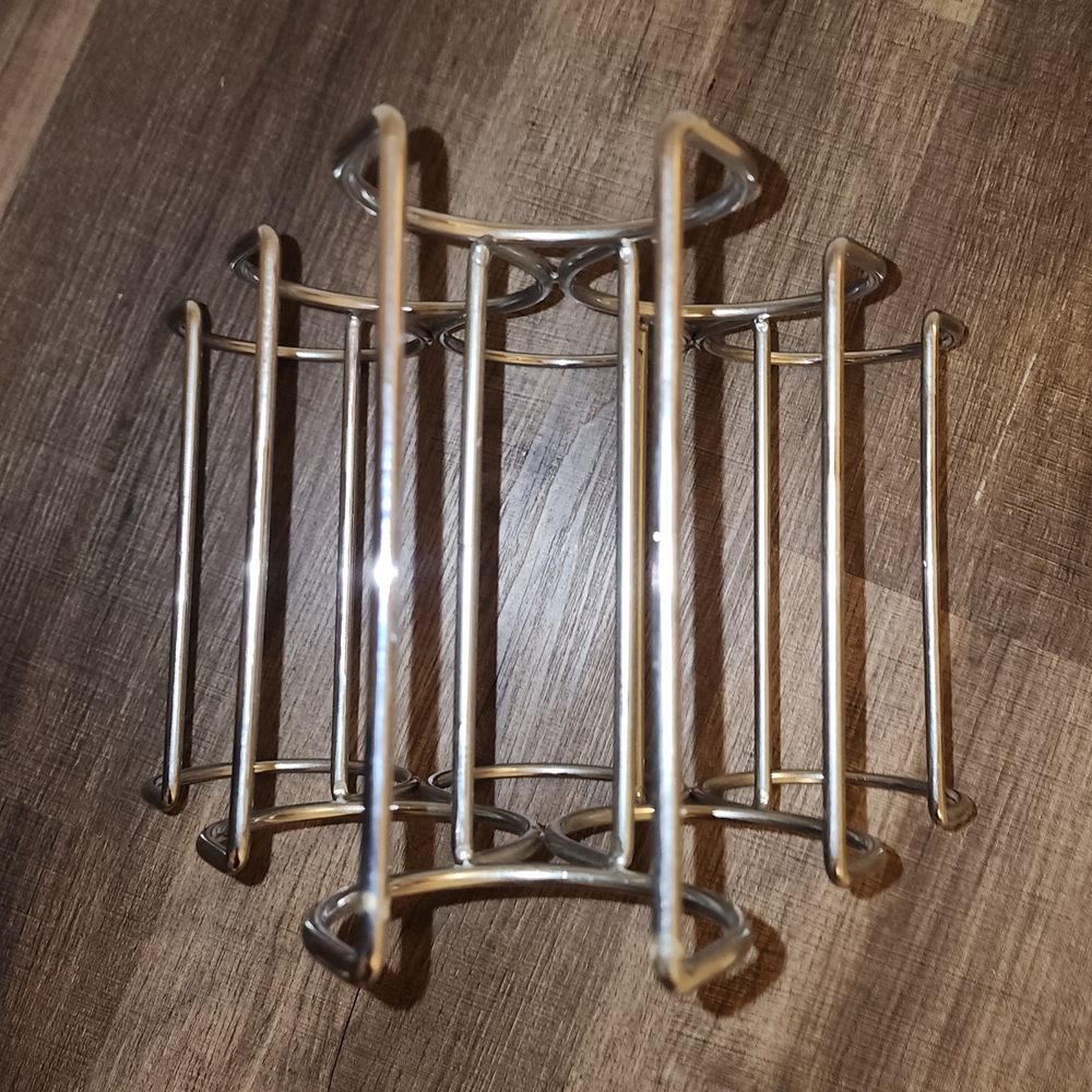 Silver Metal Wine Rack - Picture 3 of 6